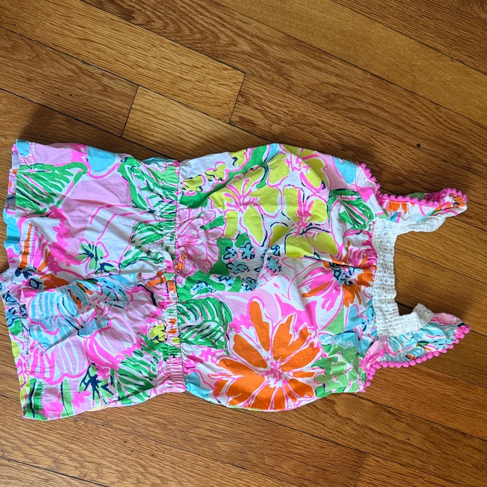 Lilly Pulitzer Kids Matching Set - Pink, Green, Orange Floral